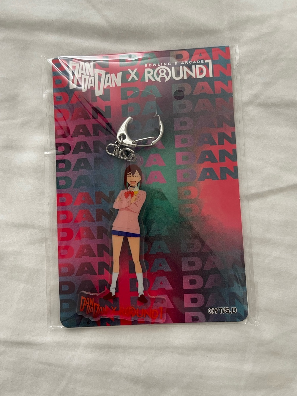 DanDadan x Round1 Momo Ayase Acrylic Keychain Character Charm